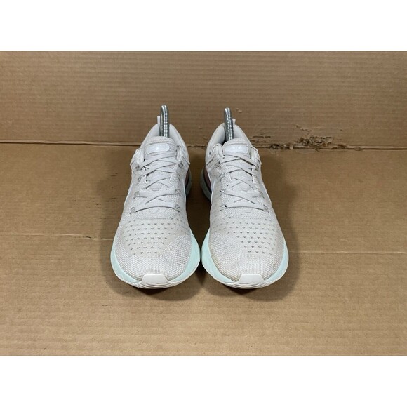 Nike React Infinity Run Flyknit 2 Women Running Shoes Platinum Sz 7.5 White Pink - Picture 4 of 12